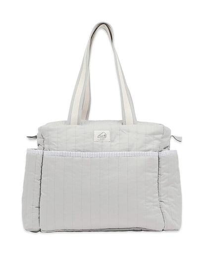 Masilo Organic Cotton Diaper Bag-With Extra Storage Space-Grey