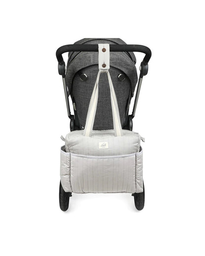 Masilo Organic Cotton Diaper Bag-With Extra Storage Space-Grey