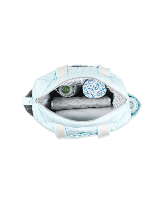 Masilo Organic Cotton Diaper Bag-With Extra Storage Space-Sky Blue