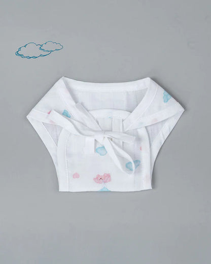 Kiddie Bunch Flyin Pup Cloth Nappy-100% Organic Cotton Muslin-Washable & Reusable