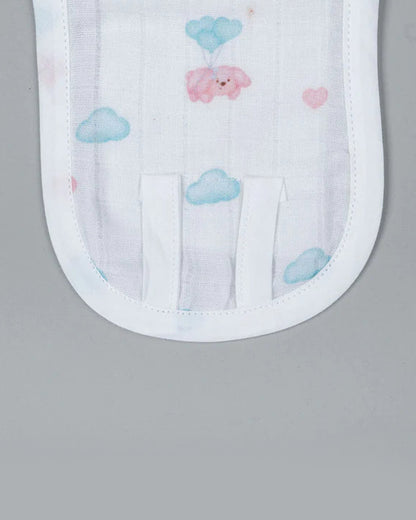 Kiddie Bunch Flyin Pup Cloth Nappy-100% Organic Cotton Muslin-Washable & Reusable