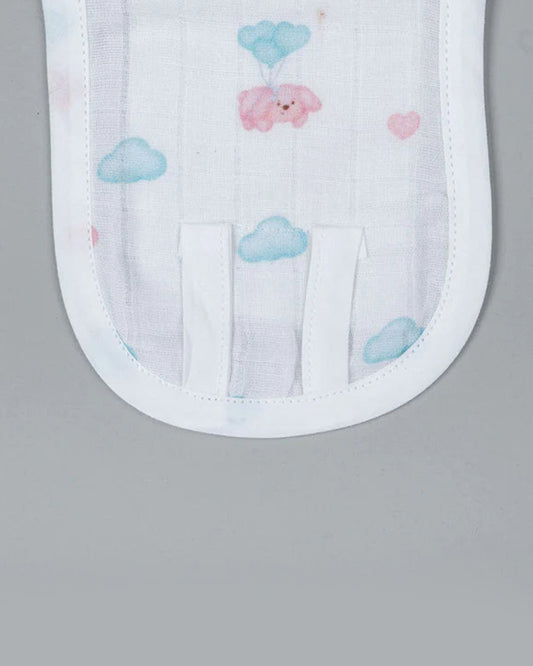 Kiddie Bunch Flyin Pup Cloth Nappy-100% Organic Cotton Muslin-Washable & Reusable