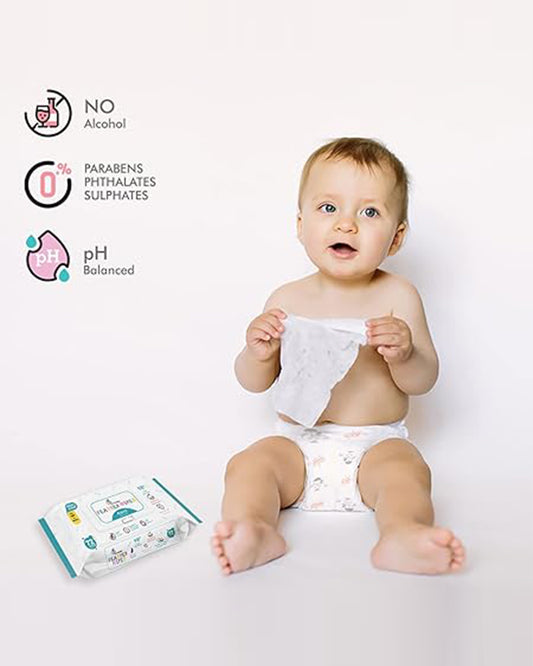 R For Rabbit Feather Aqua Baby Wet Wipes-With Vitamin E & Grapefruit