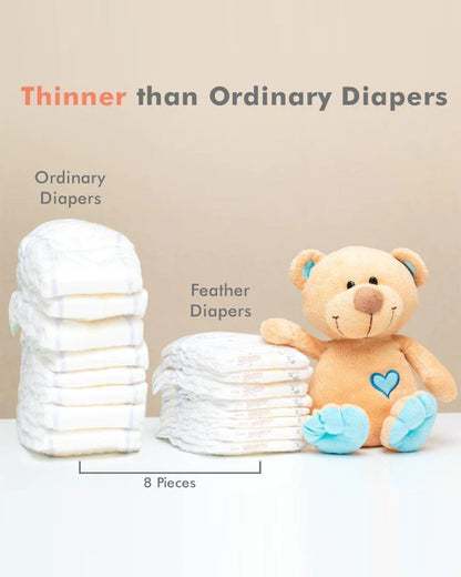 R For Rabbit Feather Taped Diapers-XS (Upto 5Kg)-Dermatologically Tested