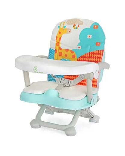 R for Rabbit Candy Pop Booster Seat-4 Height Adjustments-Lightweight-6M to 3Y (Upto 20Kg)-Aqua Blue