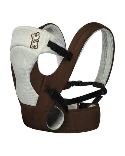 R for Rabbit New Cuddle Snuggle Baby Carrier-3 Carry Positions-Ergonomic Design-3M to 24M (Upto 15 Kg)-Brown Grey