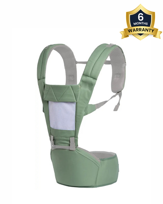 R for Rabbit Upsy Daisy Baby Carrier-With 4 In 1 Carry Position-Adjustable Hip Seat Belt-3M to 2Y (Upto 15Kg)-Green