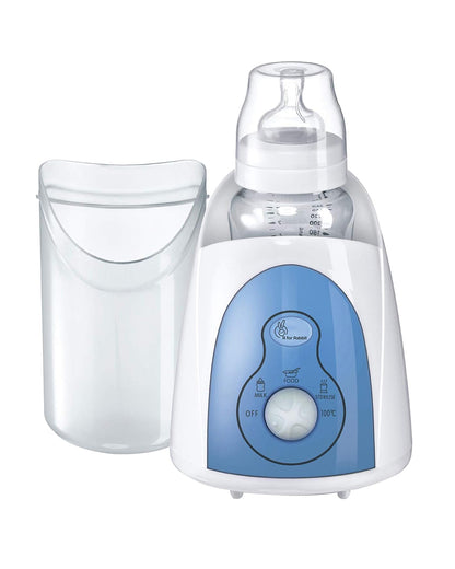 R for Rabbit 5 in 1 Hot Bot Bottle Warmer & Sterilizer-In Built Thermostat-Auto Shut Off-1 Bottle Capacity