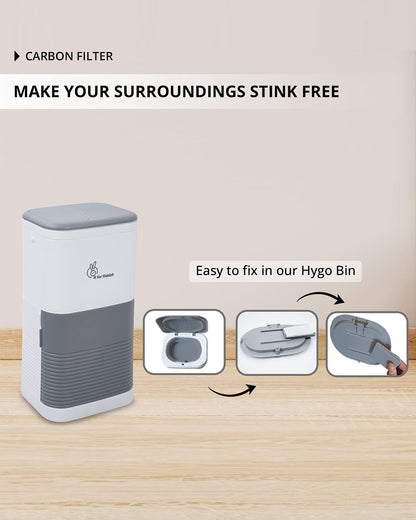 R For Rabbit Biodegradable Baby Diaper Disposable Trash Bags-With Carbon Filter-11 m Roll