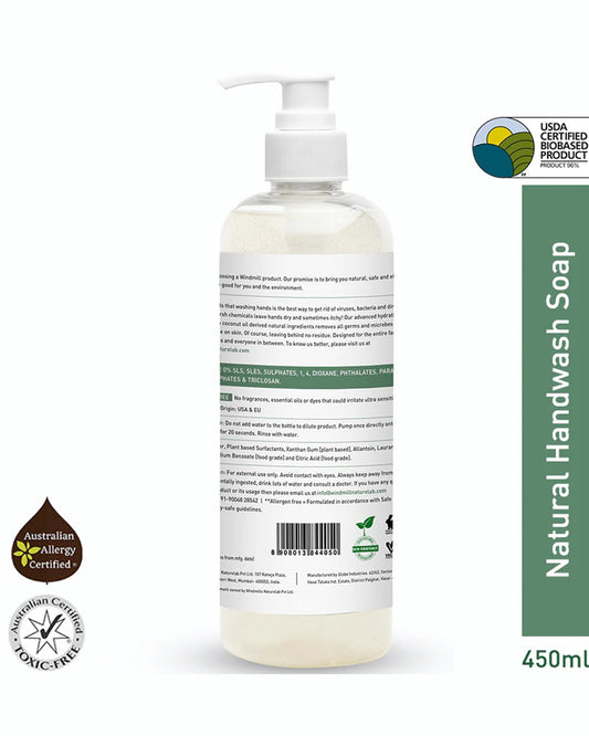 Windmill Baby Natural Fragrance Free Baby Handwash