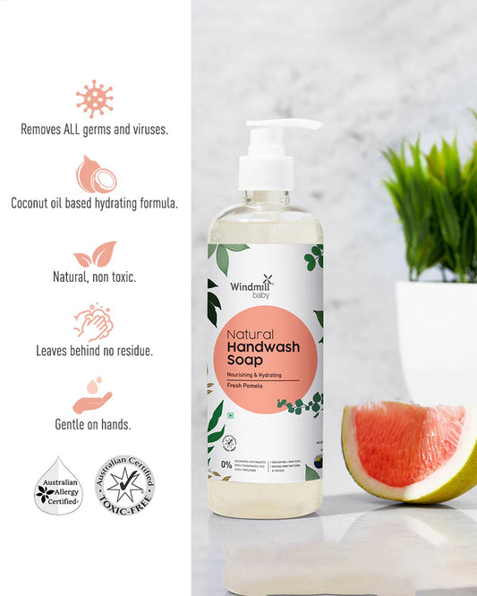 Windmill Baby Natural Baby Handwash-With Grapefruit