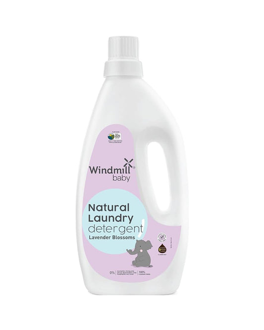 Windmill Baby Natural Plant Based Baby Laundry Detergent-Infant Safe,USDA Certified-Lavender Blossoms-900 ml
