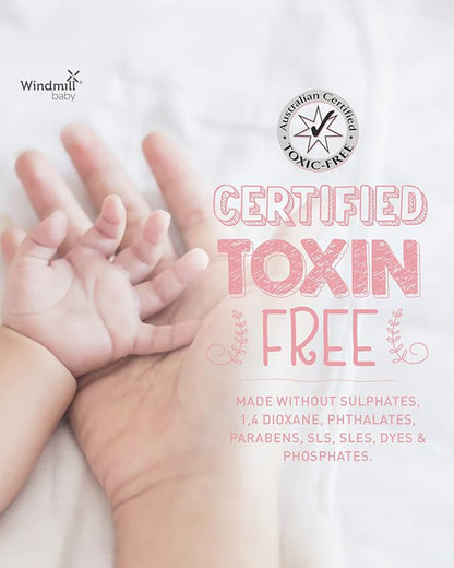 Windmill Baby Liquid Laundry Detergent-With Plant Based Formulation-Infant Safe,USDA Certified-Fragrance Free