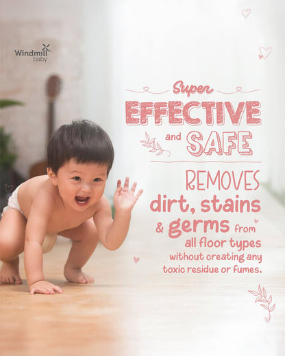 Windmill Baby Natural Floor Cleaner Citrus Fresh-Infant Safe, USDA Certified