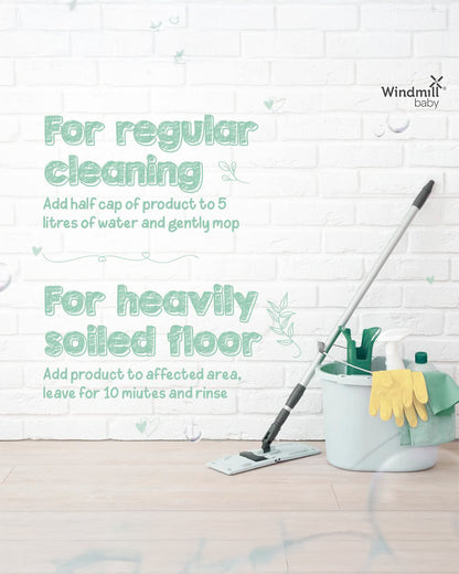 Windmill Baby Natural Floor Cleaner Citrus Fresh-Infant Safe, USDA Certified