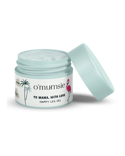 O'mumsie Happy Leg Gel-For Leg Pain Treatment-With Aloe Vera, Cucumber & Spirulina-Pregnancy Safe