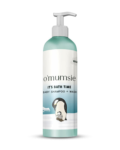 O'mumsie Baby Shampoo & Body Wash-Top To Toe Wash-With Shea Butter & Aloe Vera