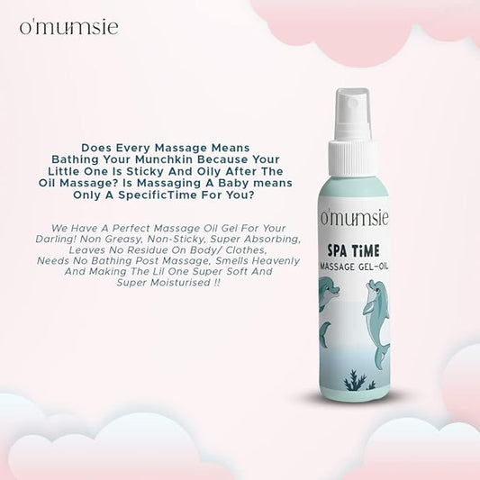 O'mumsie Baby Massage Oil-With Almond Oil & Sesame Oil