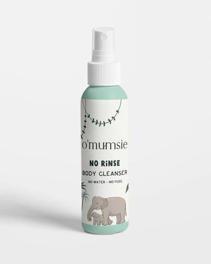 O'mumsie Face & Body Butter Baby Cream (100ml) & O'mumsie No-rinse Body Cleanser-Baby Body Wash (250ml)