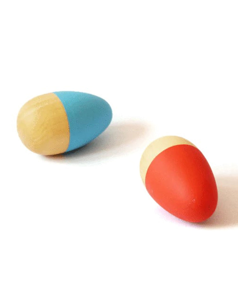 Orange Blue Egg Shaker