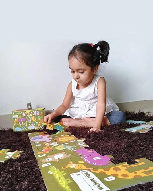 Shumee Animal Alphabet Puzzle-30 Pieces-Learning & Educational Toys-24M+