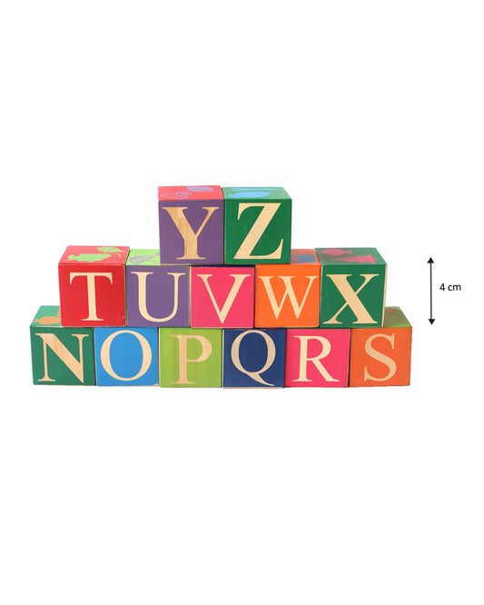 Shumee Wooden Alphabet Building Blocks-Shape Sorter & Stacker-Learning & Educational Toys-12M+