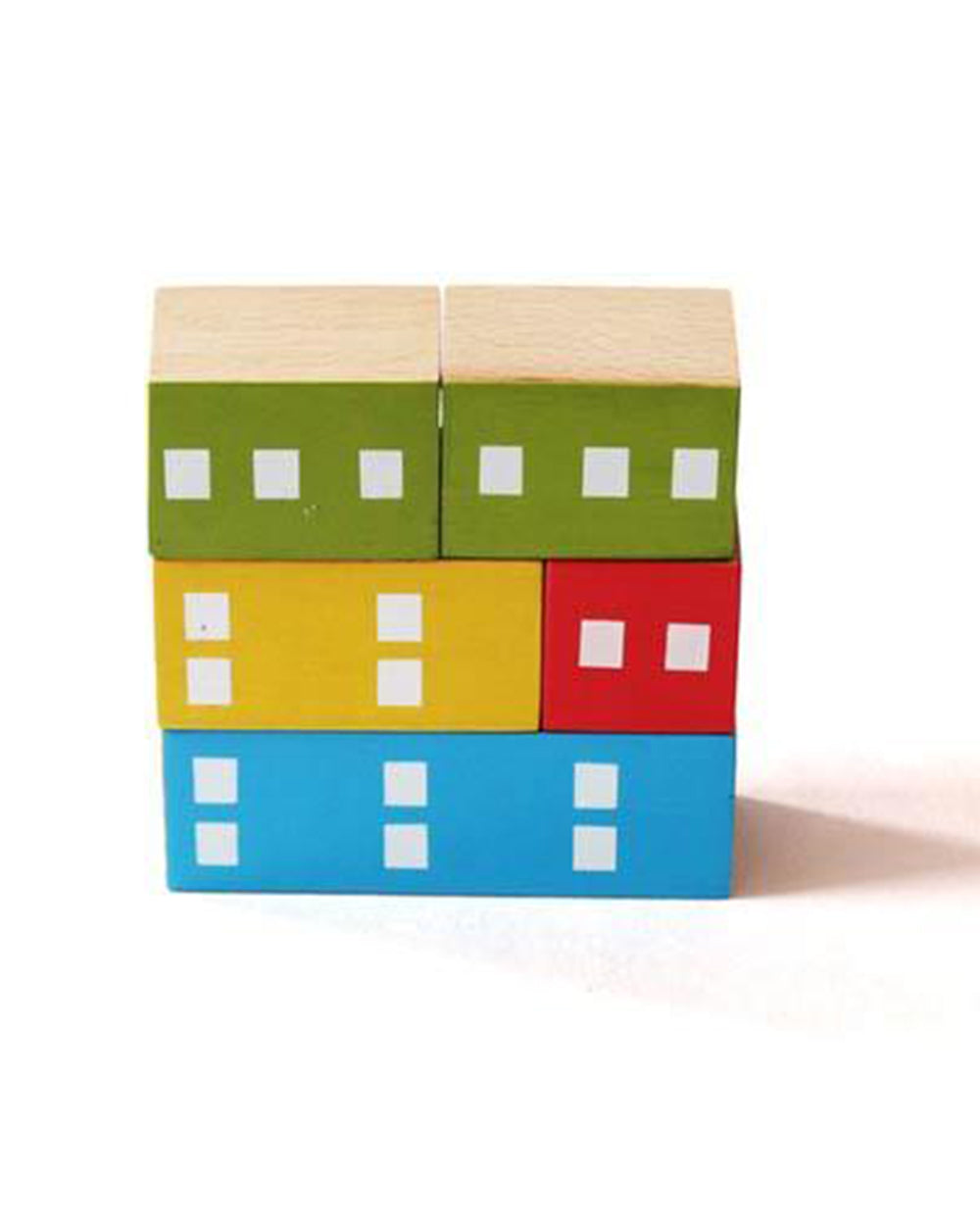 Shumee Fraction Wooden Building Blocks-16 Multicolored Blocks-Shape ...