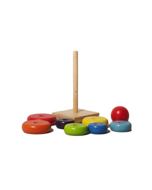 Shumee Wooden Stacker Rings-Shape Sorter & Stacker-Learning & Educational Toys-12M+