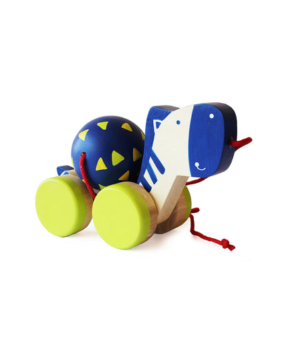 Shumee Zeebo-Smooth Edges & Lightweight-Develops Motor Skills-Non Toxic Material-Wooden Push & Pull Toy-9M+