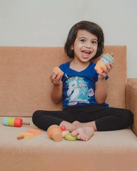 Shumee Wooden Mega Lil Chef's Kitchen Cooking Set-Sparks Child's Curiosity-Keeps the Child Engaged-Pretend & Play Toy-24M+