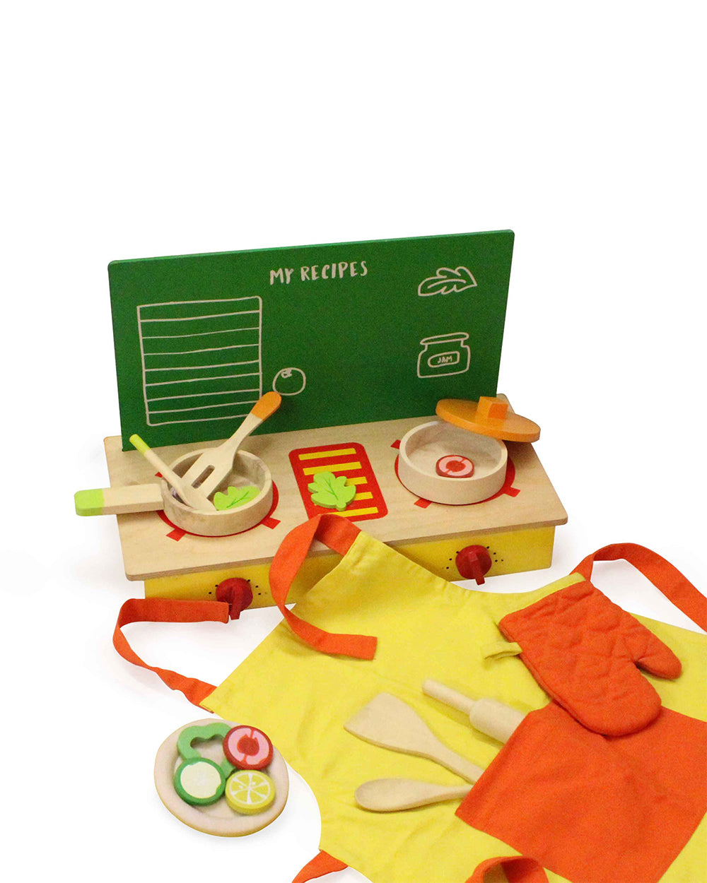 Lil Chef Apron Cooktop Cooking Set