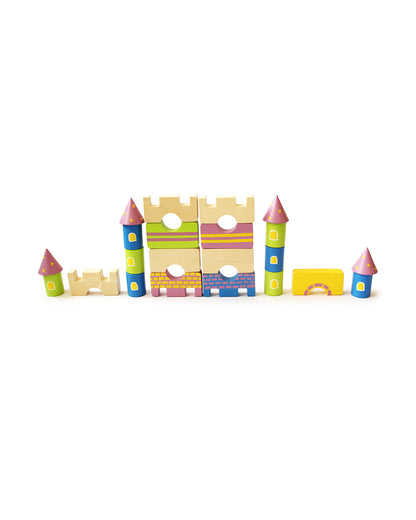 Shumee Starry Castle & Fantasy Characters Wooden Blocks-Pretend & Play Toy-24M+