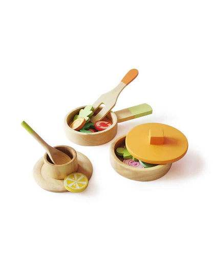 Shumee Lil Chef'S Wooden Cooking Set-Pretend & Play Toy-24M+