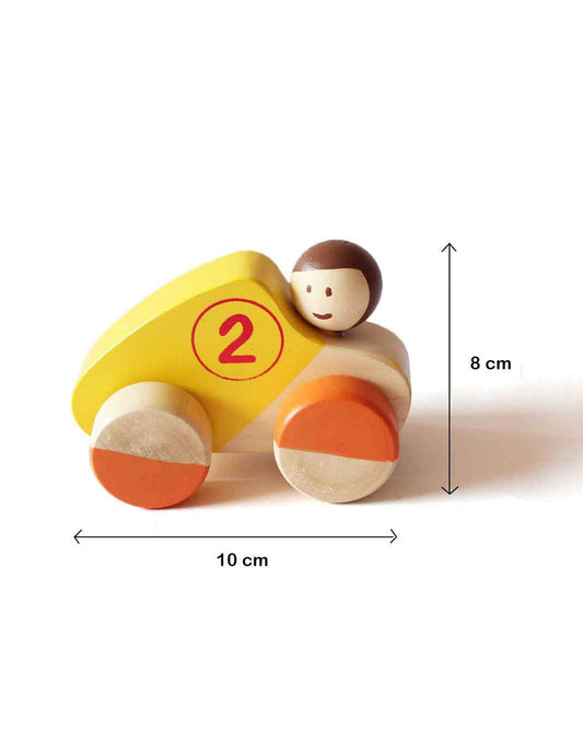 Shumee Wooden Vehicles Set Of 3-Pretend & Play Toy-24M+