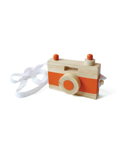 Shumee Wooden Toy Camera-Pretend & Play Toy-24M+