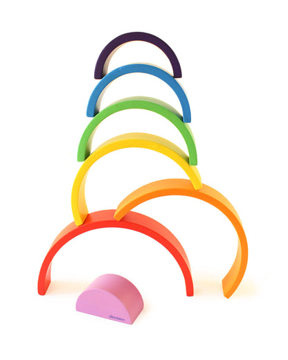 Shumee Wooden Rainbow Arch-Shape Sorter & Stacker-Learning & Educational Toys-12M+