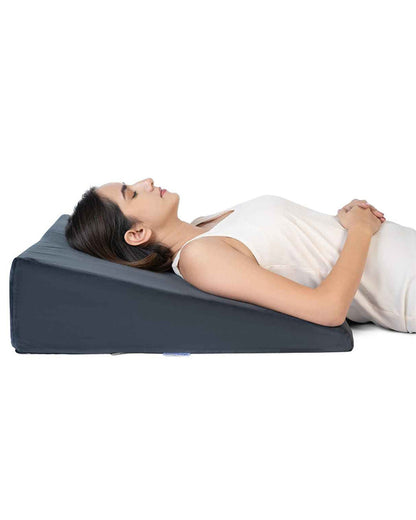 Fovera Pregnancy Pillow-Multipurpose Bed Wedge-Dark Grey-Memory Foam-For Maternity