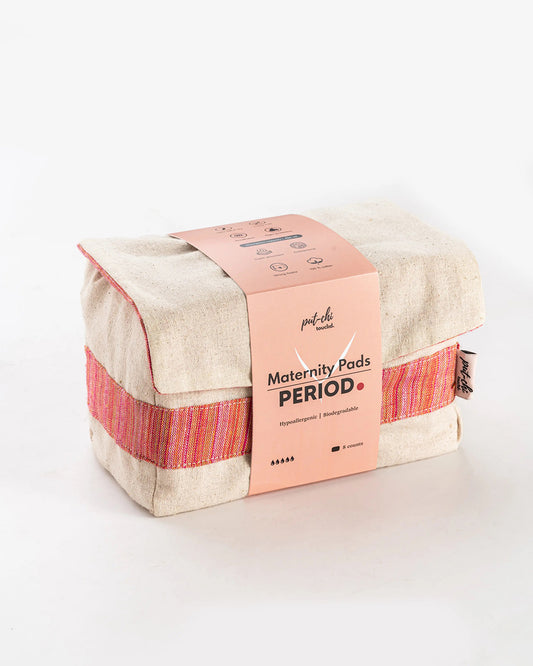 Putchi Maternity Pads-For Heavy Flow Post Delivery-Hypoallergenic & Biodegradable