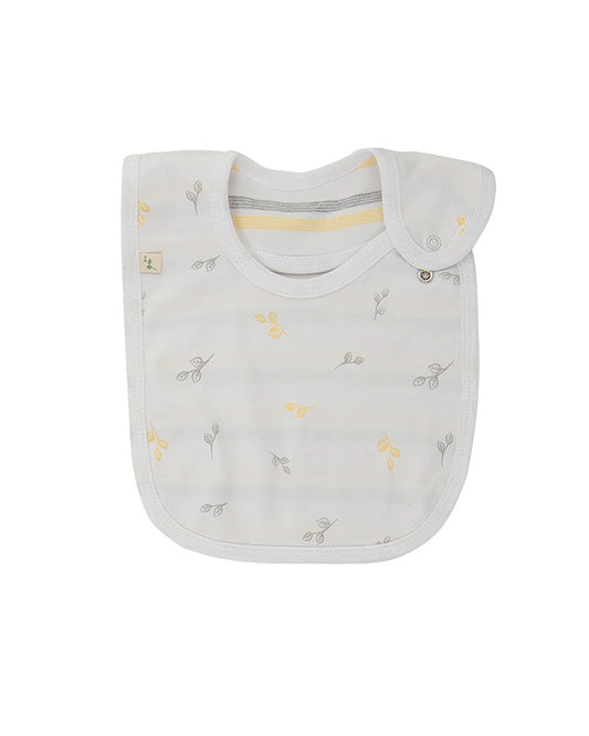 Tiny Twig Reversible Bib-Tiny Leaf-100% Organic Cotton-For Infants