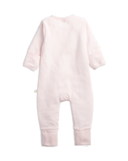 Tiny Twig Soft Pink Zipsuit-Onesie-Cotton-For Infants