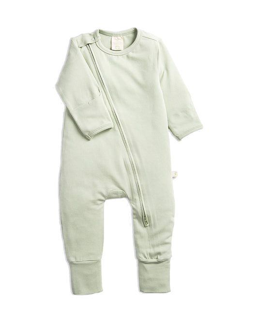 Tiny Twig Multicolor Solid Diagonal Zipsuit-Onesie-Organic Cotton-Pack Of 3-For Infants