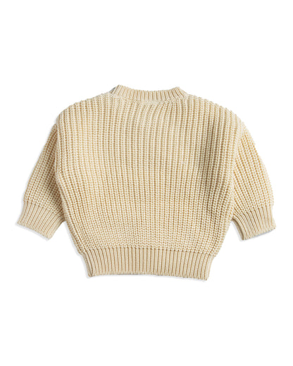 Tiny Twig Birch Knitted Chunky Jumper-Sweater-Organic Cotton-For Infants