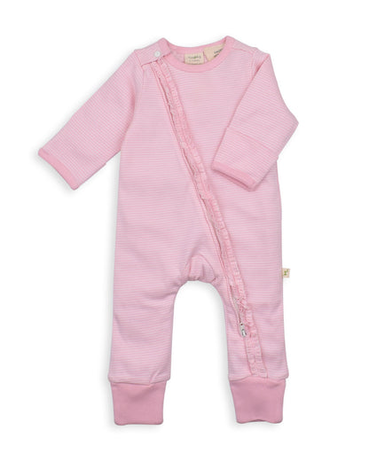 Tiny Twig Pink Zipsuit Sleepsuit-Organic Cotton-For Infants