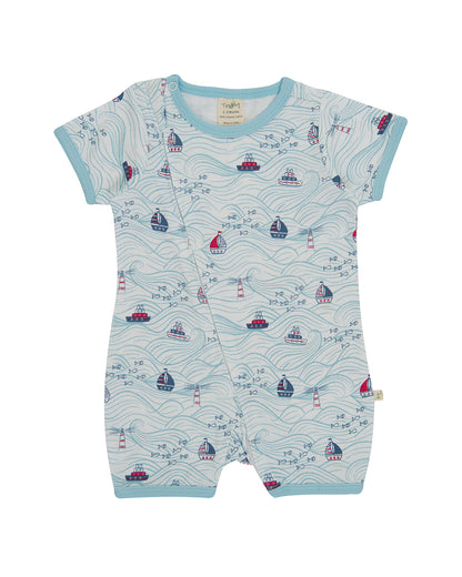 Tiny Twig Tiny Crew Zipsuit Romper-Printed-Organic Cotton-For Infants