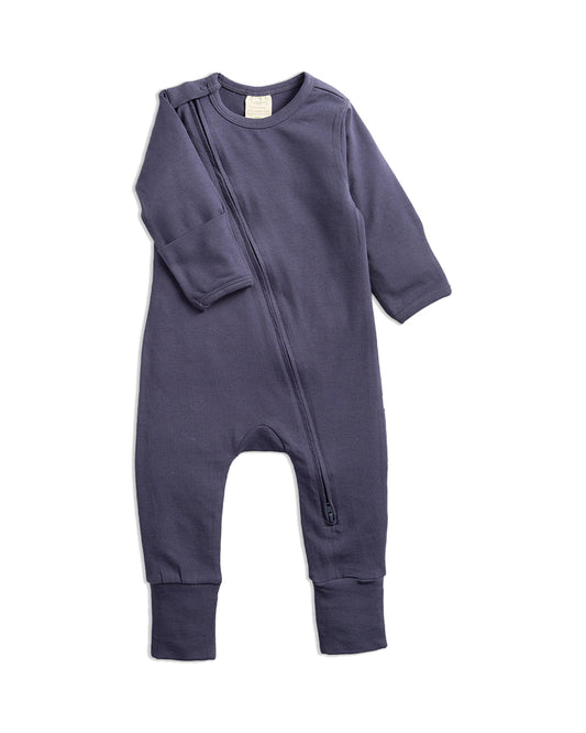 Tiny Twig Multicolor Solid Diagonal Zipsuit-Onesie-Organic Cotton-Pack Of 3-For Infants