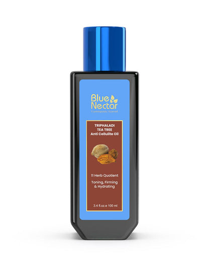 Blue Nectar Triphaladi Ayurvedic Fat Loss Slimming & Massage Oil-Anti Cellulite-Post Pregnancy