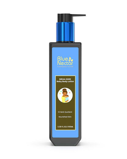 Blue Nectar Niraa Ghee Baby Lotion-With Olive Oil & Ghee