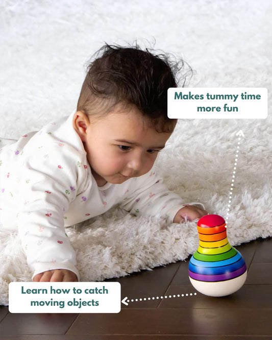 Curious Cub Montessori Box-5M+-Pack of 9 Montessori Toys-Encourages Baby’s Development-Learning & Educational Wooden Toys-Gift Set