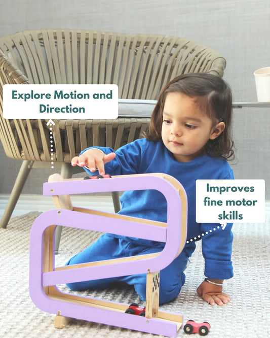 Curious Cub Montessori Box-16M+-Pack of 9 Montessori Toys-Encourages Baby’s Development-Learning & Educational Wooden Toys-Gift Set