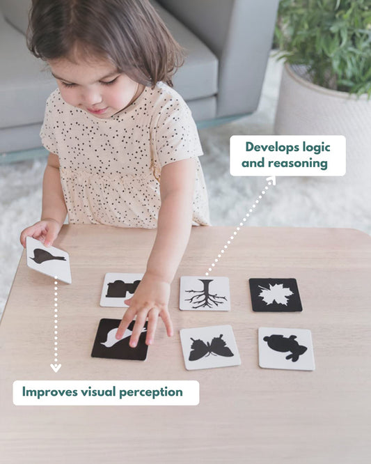 Curious Cub Montessori Box-21M+-Pack of 9 Montessori Toys-Encourages Baby’s Development-Learning & Educational Wooden Toys-Gift Set